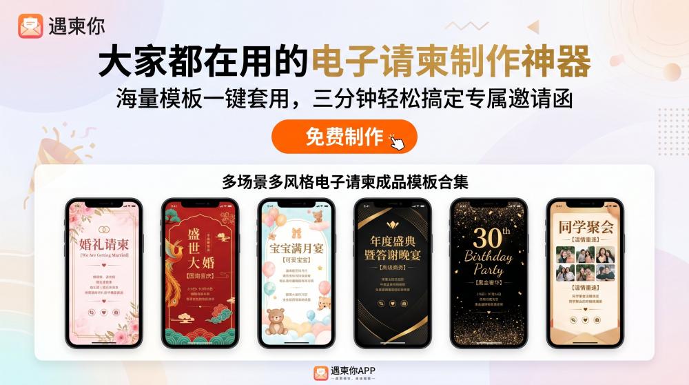 恢弘质感拉满！高端年会电子请柬，解锁盛典仪式感